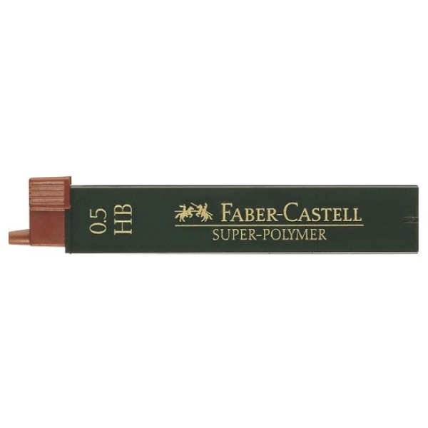 Mine SUPERPOLYMER Faber Castell - 0,5 mm - HB - 120500 (conf. 12 )