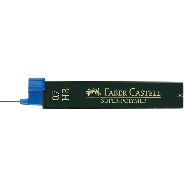 Mine SUPERPOLYMER Faber Castell - 0,7 mm - HB - 120700 (conf.12)