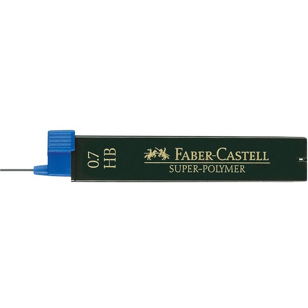 Mine SUPERPOLYMER Faber Castell - 0,7 mm - HB - 120700 (conf. 12 )