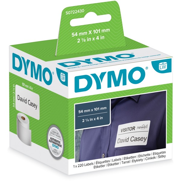 Etichette Dymo 101x54 mm - 99014 (S0722430) bianco - 624010