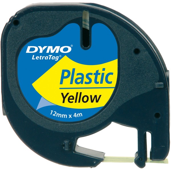 Nastro Dymo 12mm x 4m - 91202 (S0721620) nero-giallo - 639138