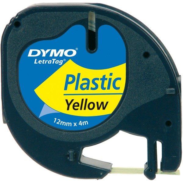 Nastro Dymo 12mm x 4m (S0721620) nero-giallo - 639138