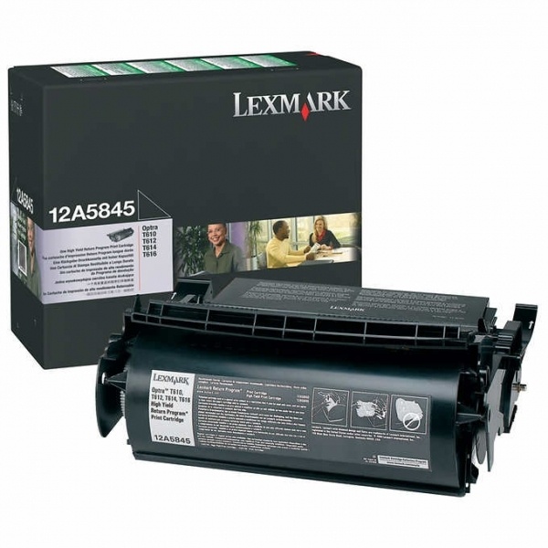 Toner Lexmark 12A5845 nero - 688185