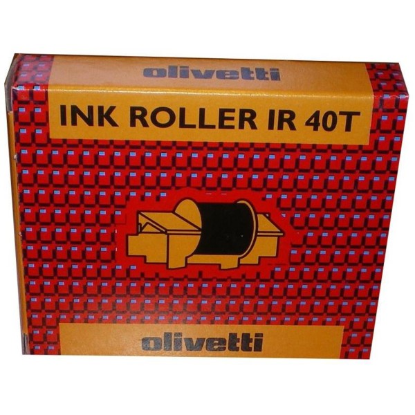 Ink roll Olivetti IR40T (81129) nero-rosso - 713757