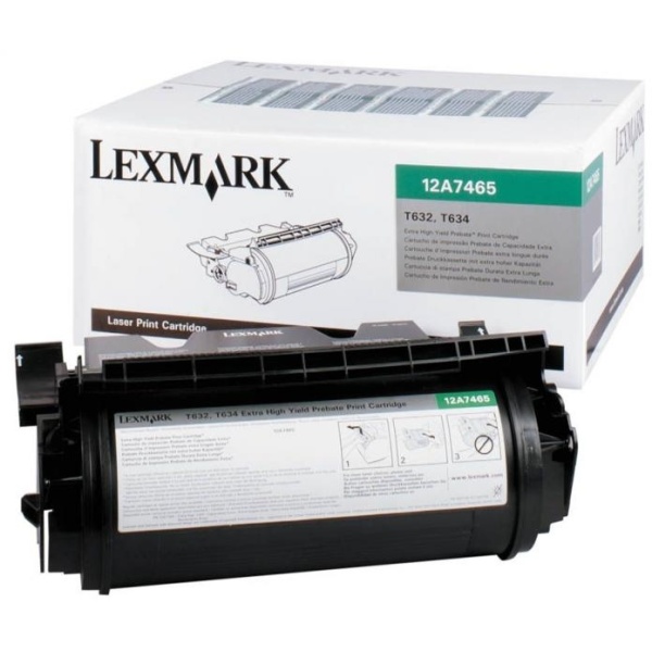 Toner Lexmark 12A7465 nero - 752964