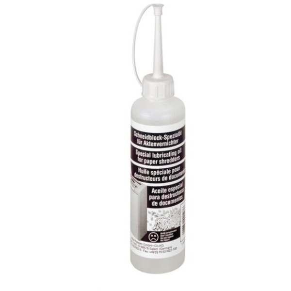 Olio speciale per blocco di taglio distruggidocumenti - 250ml - HSM 1235997403