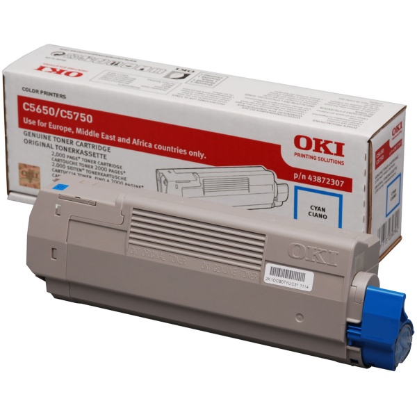 Toner Oki 43872307 ciano - 791654