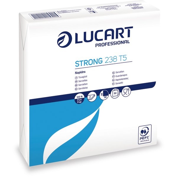 Caspari Tovaglioli Di Carta Lino Algarve Blu Ceramica - 12 Pezzi, Assorbenti E Biodegradabili, Stampati In Germania Con Inchiostri Atossici