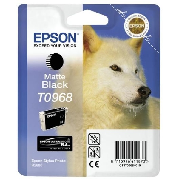 Cartuccia Epson T0968 (C13T09684010) nero opaco - 823834