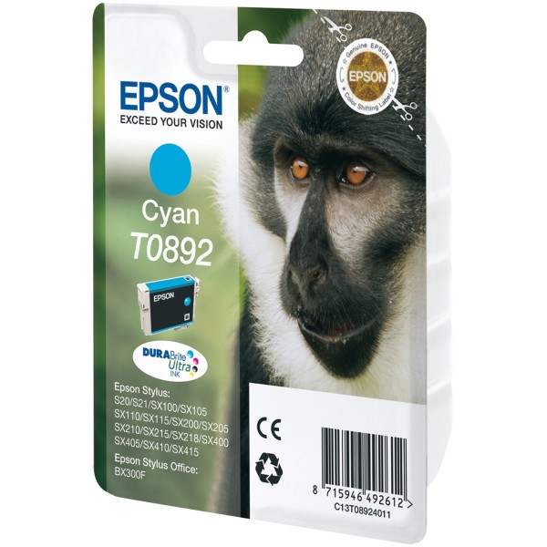 Cartuccia Epson T0892/blister RS (C13T08924011) ciano - 823868