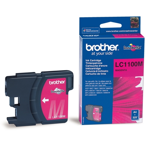 Cartuccia Brother 1100 (LC-1100M) magenta - 843674