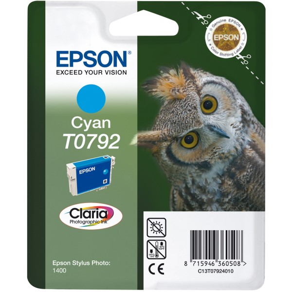 Cartuccia Epson T0792/blister RS (C13T07924010) ciano - 872928