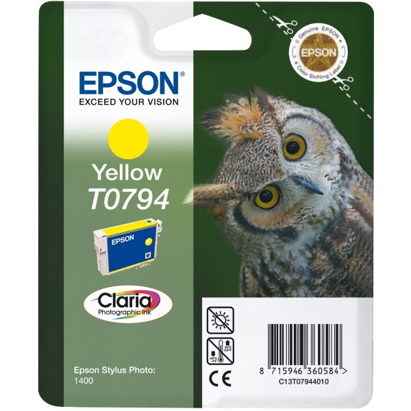 Cartuccia Epson T0794/blister RS (C13T07944010) giallo - 872944