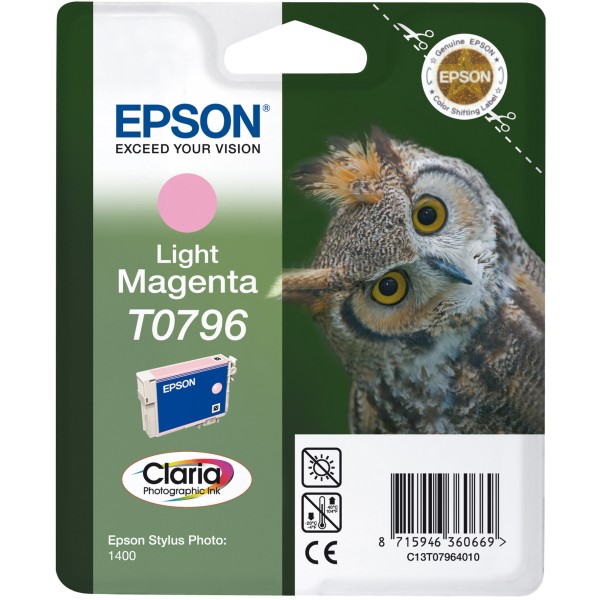 Cartuccia Epson T0796/blister RS (C13T07964010) magenta chiaro - 872960