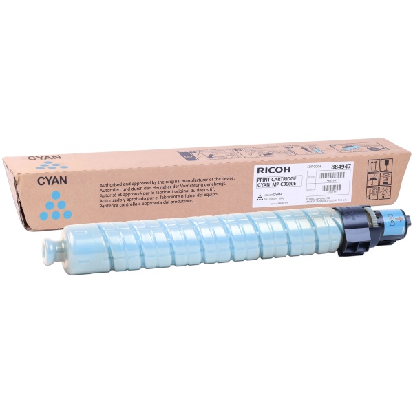 Toner Ricoh MPC3000E (884949) ciano - 874261