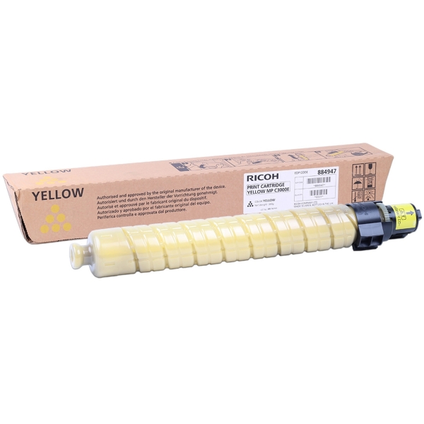 Toner Ricoh MPC3000E (884947) giallo - 874279