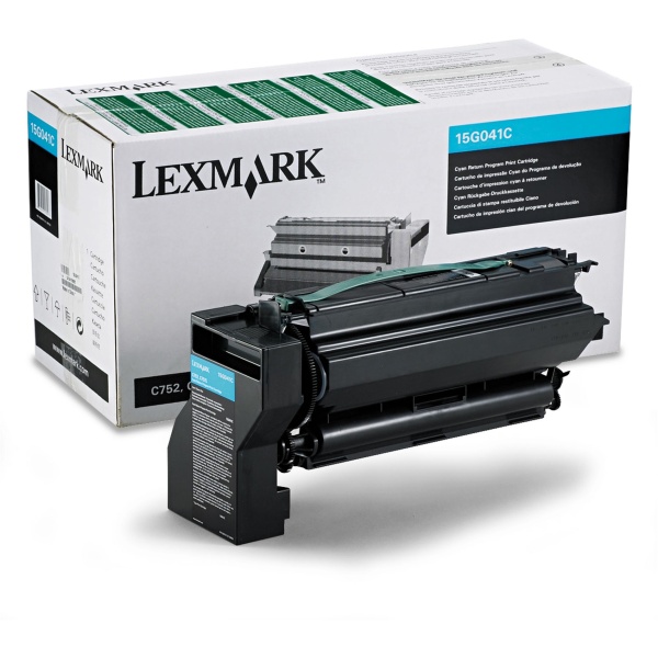 Toner Lexmark 15G042C ciano - 874499