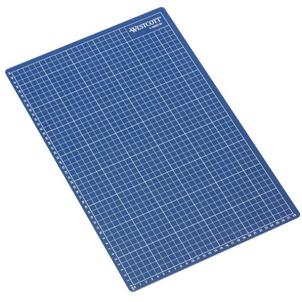 Sottomano per cutter Westcott - blu - 45x30 cm - E-46003 00