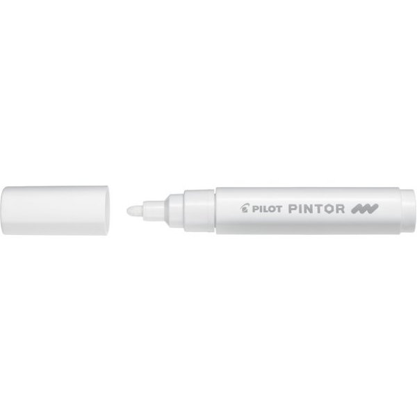 Marcatore a base d'acqua PINTOR Pilot medio - bianco - 002369 (conf.6)