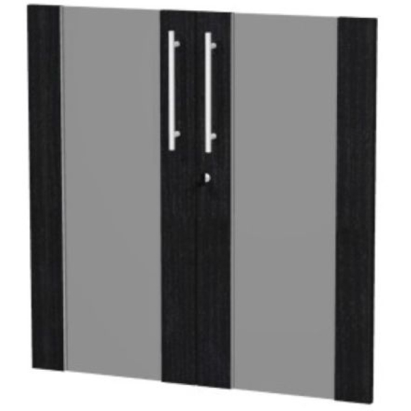 Coppia ante in vetro per mobile basso Artexport Flora - L80 H77 SP. 1,8 CM - 91068M/8