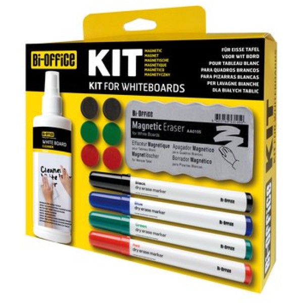 Kit per lavagna bianca magnetica Bi-Office - KT1010