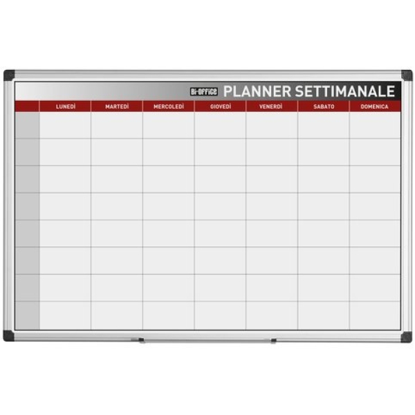 Lavagne planning Bi-Office - settimanale - 90x60 cm  - GA03266170