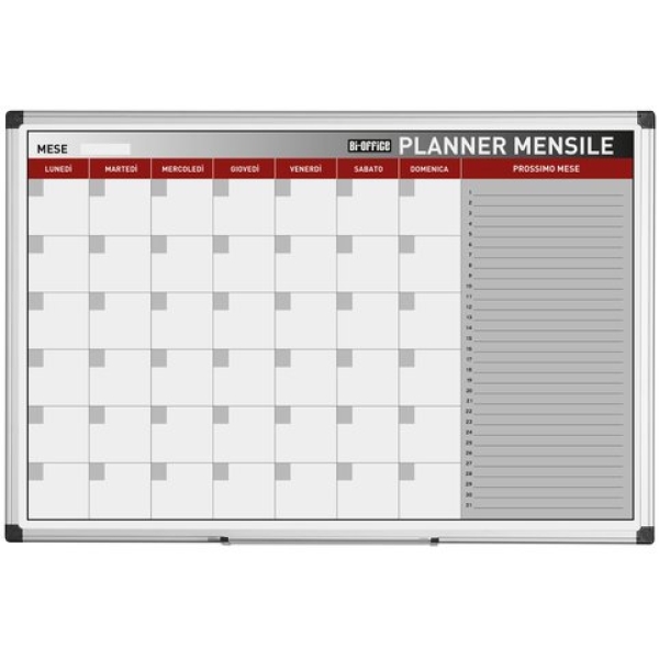 Lavagne planning Bi-Office - mensile - 90x60 cm - GA03267170