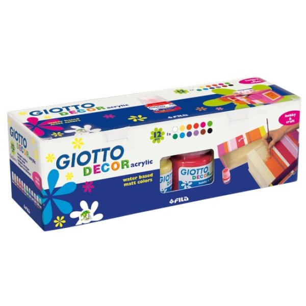 Tempere Giotto Decor Acrylic Giotto - 25 ml - 530600 (conf.12)