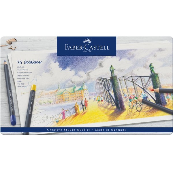 Astuccio matite colorate GOLDFABER Faber Castell - 3,3 mm - 114736 (conf.36)