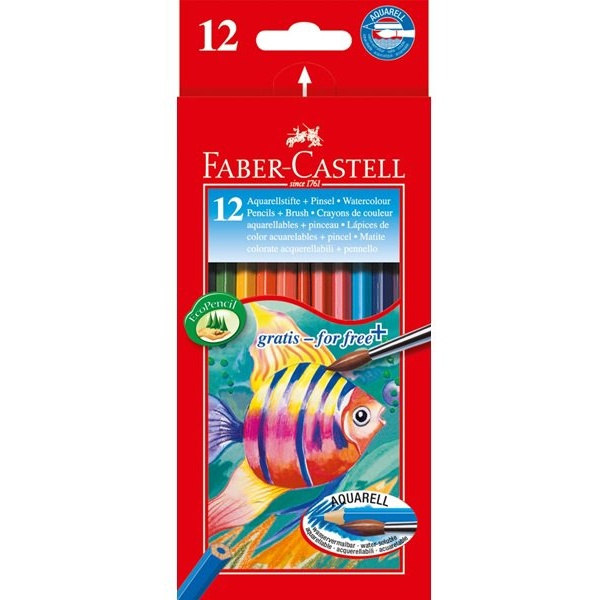 Astuccio matite acquerellabili Faber Castell - 3,3 mm - 114413 (conf.12)