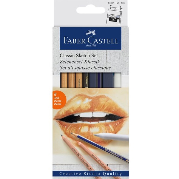 Set da disegno professionale Faber Castell Goldfaber Classic