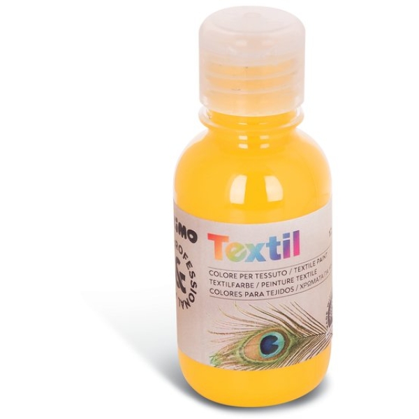 Colore per tessuto Primo - 125 ml - giallo - 410TX125201