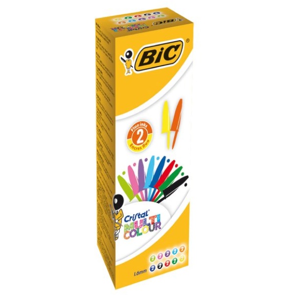 Penna a sfera Cristal&reg; Bic - Medium Classic - 1mm - Assortito - 926381 (conf.20)
