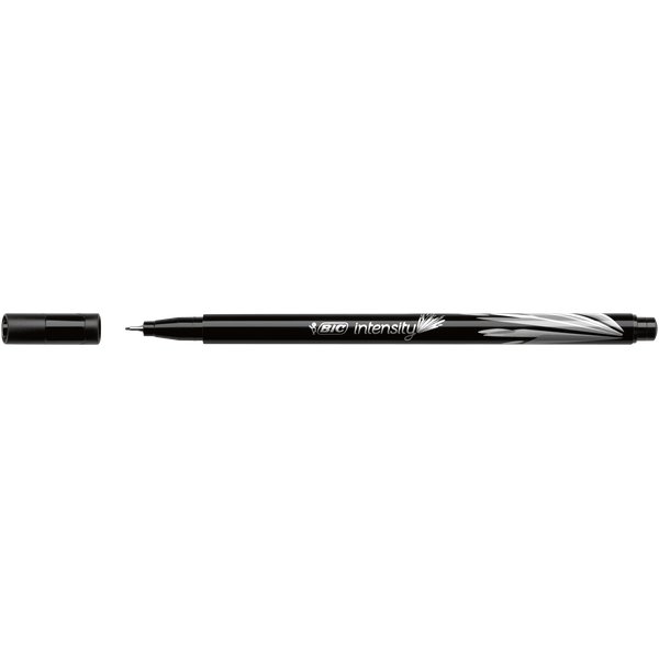 Fineliner Intensity Bic - 0,8 mm - Nero - 942069 (conf.12)
