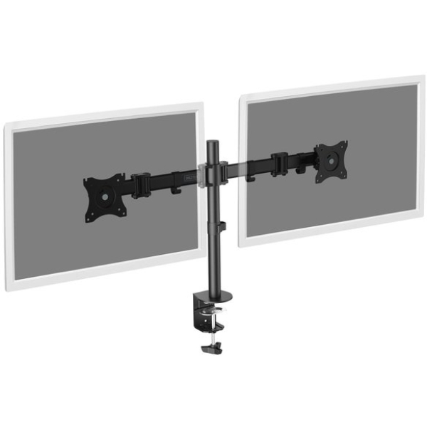 Supporti Monitor Digitus - fino a 69 cm (27&ldquo;) - 8 kg per braccio - 360&deg; - DA-90349