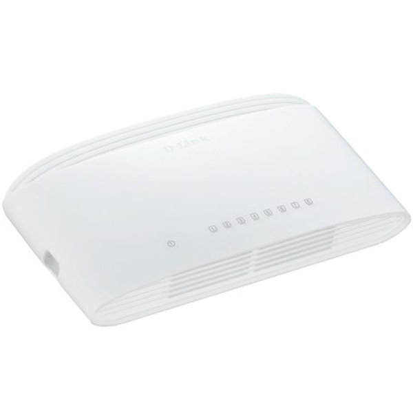 Ethernet Switch D-Link GigaExpress DGS-1008D 8 Porte Ingram - bianco - DGS-1008