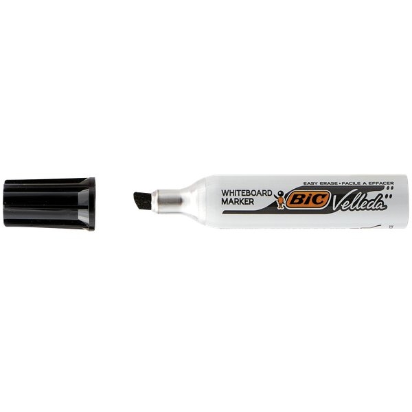 Marcatore Velleda 1781 Bic - 3,2-5,5 mm - nero - 1199178109 (conf.12)