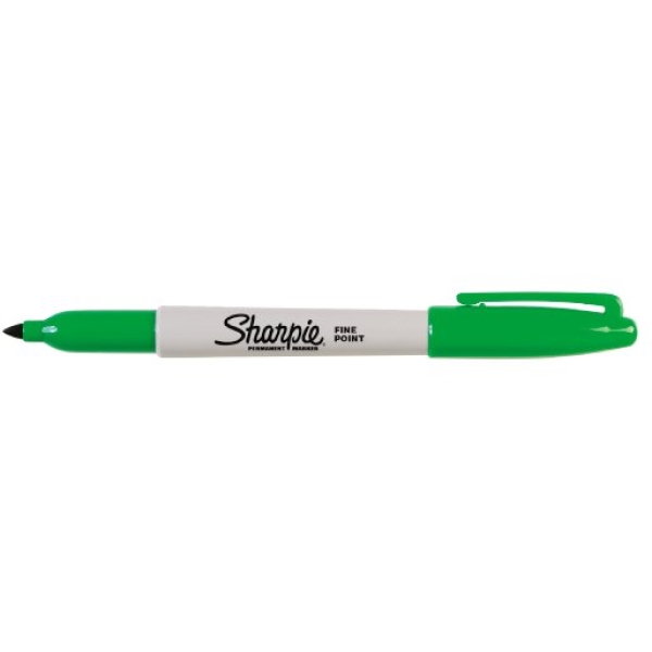 Marcatore permanente Fine Sharpie - 1 mm - verde - S0810960 (conf.12)