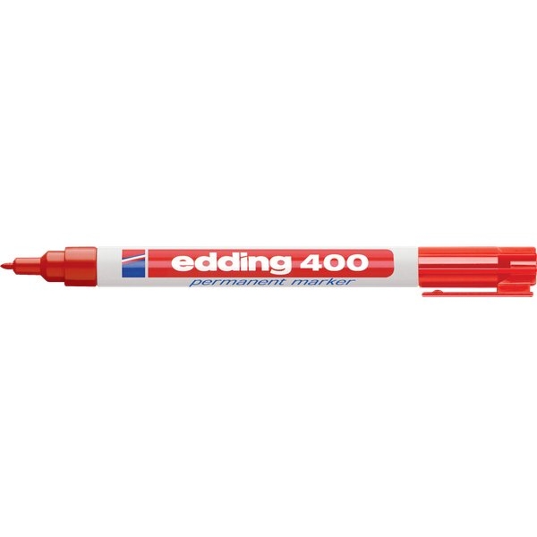 Marcatore permanente 400 Edding - 1 mm - rosso - e-400 002 (conf.10)