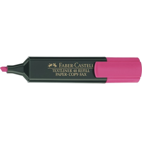 Evidenziatore Textliner 48 Refill Faber Castell - rosa - 154828 (conf.10)