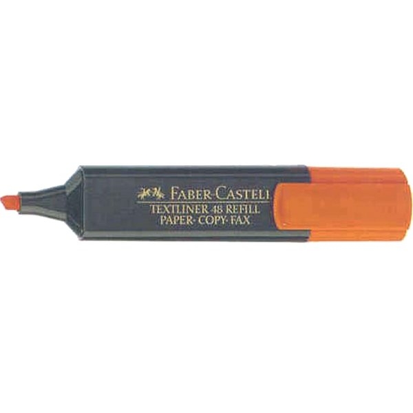 Evidenziatore Textliner 48 Refill Faber Castell - arancione - 154815 (conf.10)