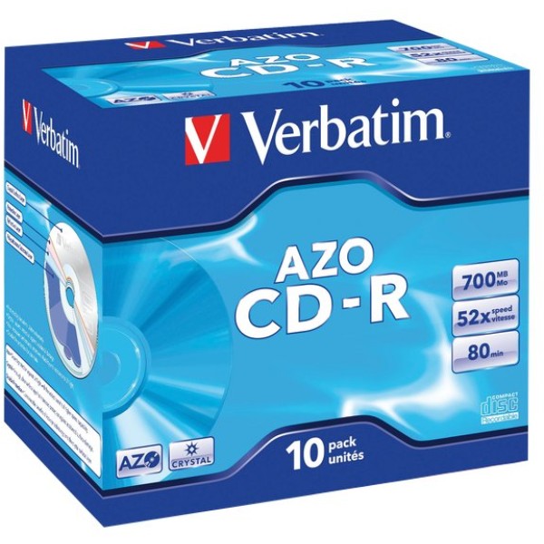 CD Verbatim Verbatim - CD-R - Jewel case - 52x - 43327 (conf.10)