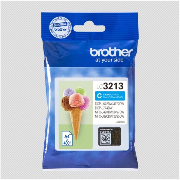 Cartuccia Brother LC3213C ciano - 947631