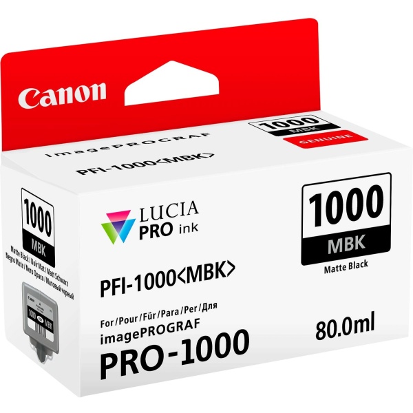 Cartuccia Canon PFI-1000MBK (0545C001) nero opaco - 947657