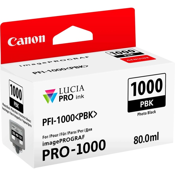 Cartuccia Canon PFI-1000PBK (0546C001) nero fotografico - 947658