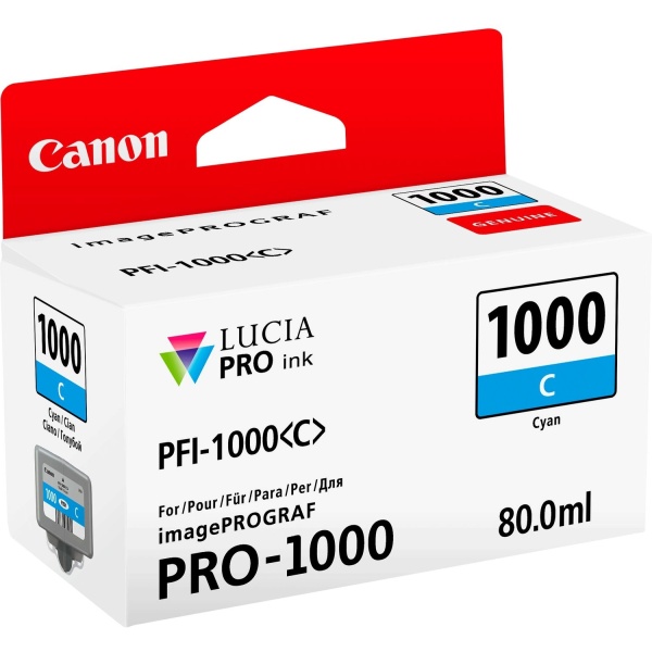 Cartuccia Canon PFI-1000C (0547C001) ciano - 947659