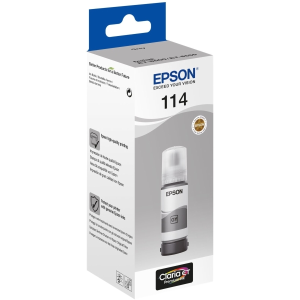 Flacone Epson 114 (C13T07B540) grigio - B00132