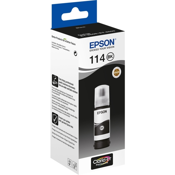 Flacone Epson 114 (C13T07A140) nero - B00166