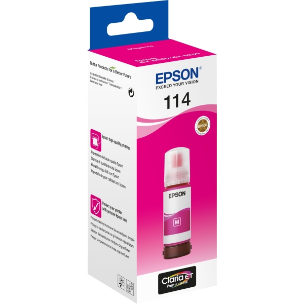 Flacone Epson 114 (C13T07B340) magenta - B00215