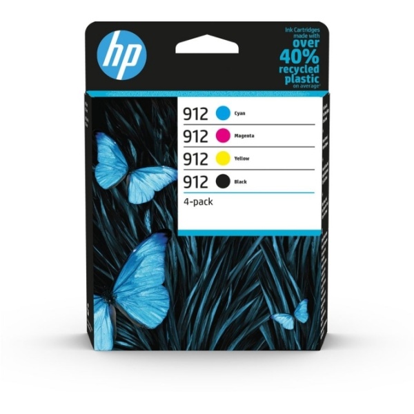 Cartuccia HP 912 (6ZC74AE) nero-ciano-magenta-giallo - B00244